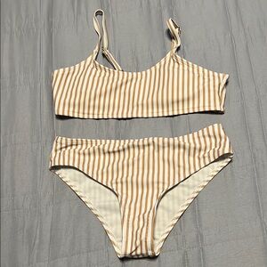 Striped Bikini Set